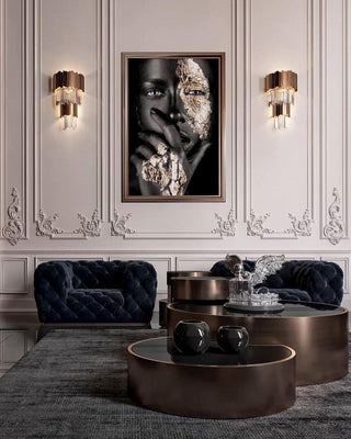 Vevyniel Postmoderne Luxe Empire Cristal Applique Murale-Luire