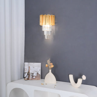 Vevyniel Postmoderne Luxe Empire Cristal Applique Murale-Luire