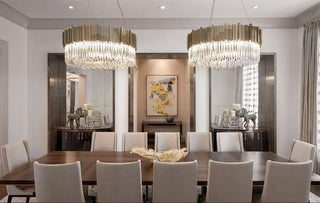 Lustra Lustre Or Cristal Doré