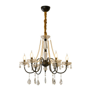 Cisoren Lustre Postmoderne de Luxe en Cristal et Perles