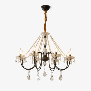 Cisoren Lustre Postmoderne de Luxe en Cristal et Perles
