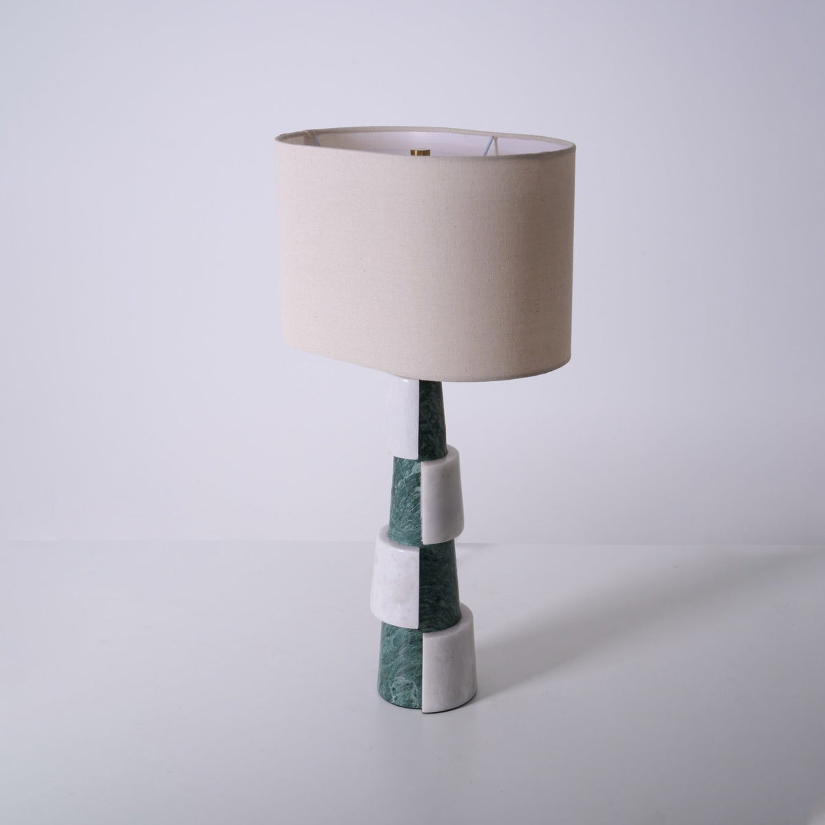 Obelisk Lampe de Table en Marbre