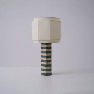 Stripes Lampe de Table en Tissu