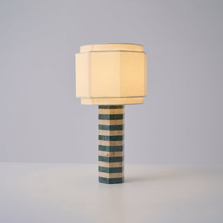 Stripes Lampe de Table en Tissu