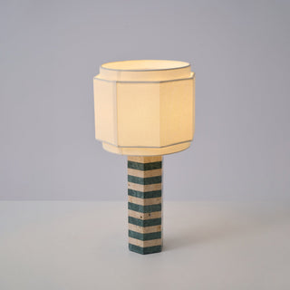 Stripes Lampe de Table en Tissu