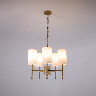 Ulcarisra Lustre en Tissu Vintage en Laiton