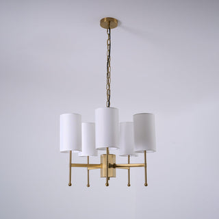 Ulcarisra Lustre en Tissu Vintage en Laiton