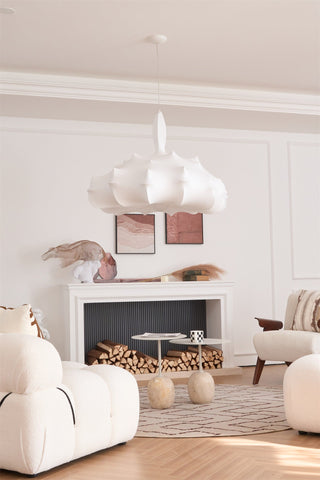 Lumina Suspension en Soie Contemporaine
