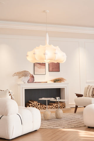 Lumina Suspension en Soie Contemporaine