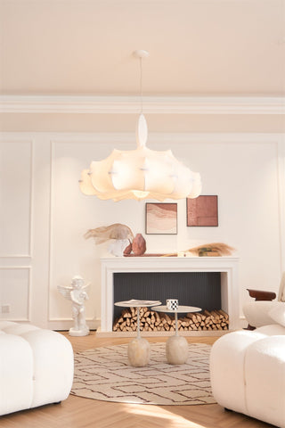 Lumina Suspension en Soie Contemporaine
