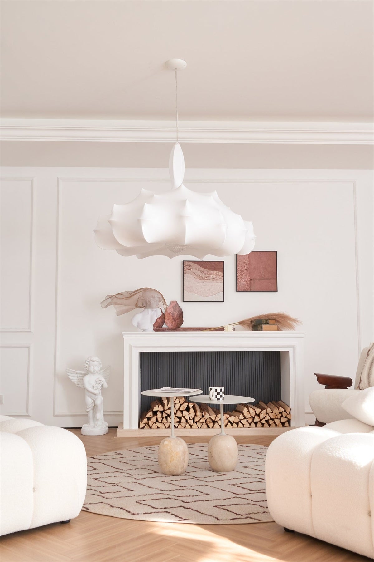 Cedeon Suspension en Soie Contemporaine