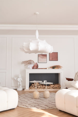 Lumina Suspension en Soie Contemporaine