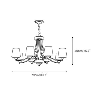 Ulrinara Lustre Laiton Verre Luxe Postmoderne Salon