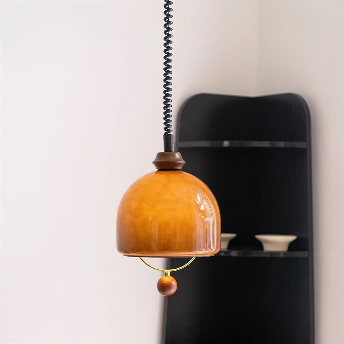 Ardelle Vintage Glass Pendant Light-Neutral Decor