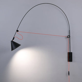 Lustra Applique Murale Minimaliste en Forme de Cône Arqué