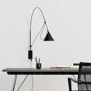 Lustra Applique Murale Minimaliste en Forme de Cône Arqué