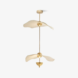 Lustra Suspension Double Biscuit pour Salon