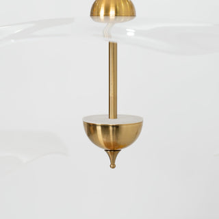 Lustra Suspension Double Biscuit pour Salon