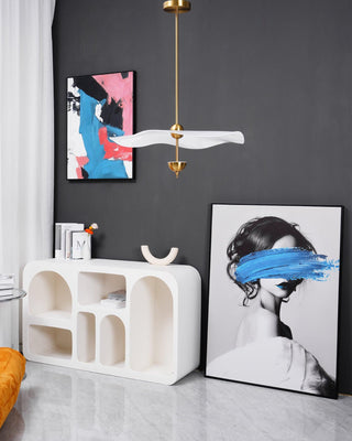 Lustra Suspension Double Biscuit pour Salon