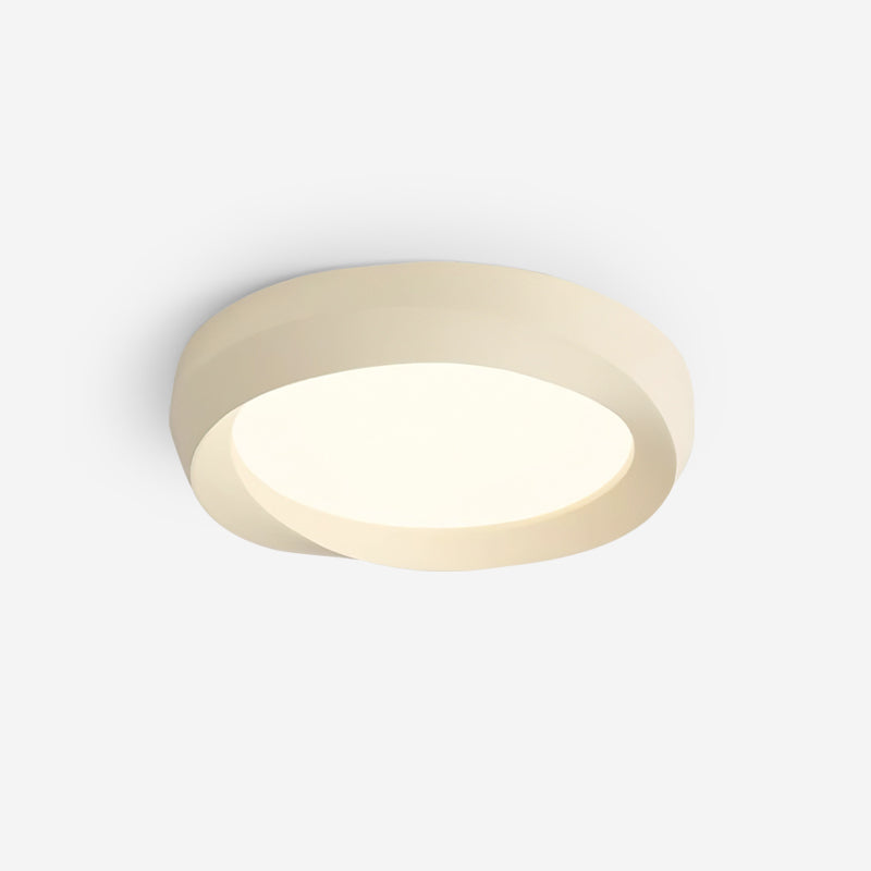 Elin Ceiling Lamp Resin with Soft Curved Frame in Neutral Tones-Neutral Decor