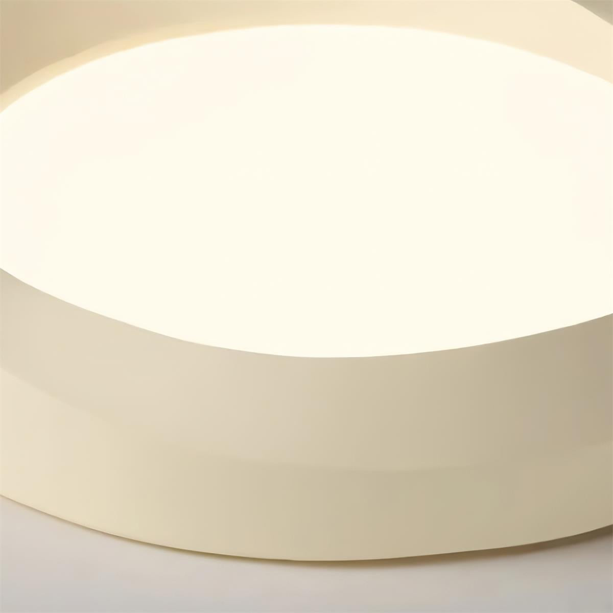 Elin Ceiling Lamp Resin with Soft Curved Frame in Neutral Tones-Neutral Decor