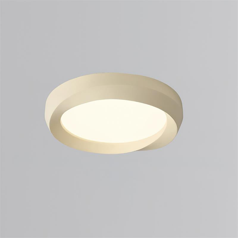 Elin Ceiling Lamp Resin with Soft Curved Frame in Neutral Tones-Neutral Decor