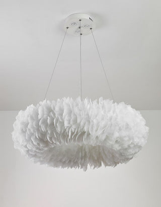 Goose Lampe suspendue à plumes