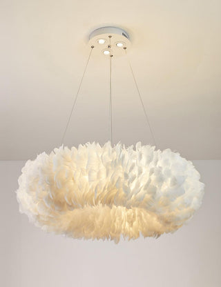Goose Lampe suspendue à plumes