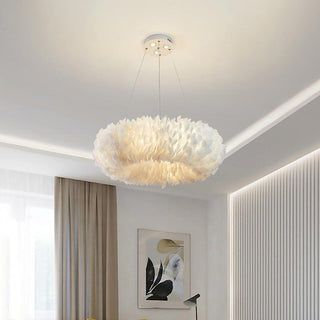 Goose Lampe suspendue à plumes