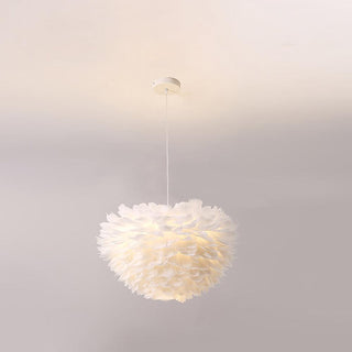 Goose Lampe suspendue à plumes