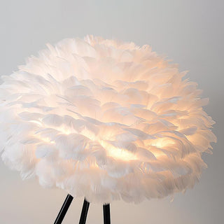 Ivthaar Lampadaire en Plume Organique