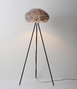 Ivthaar Lampadaire en Plume Organique