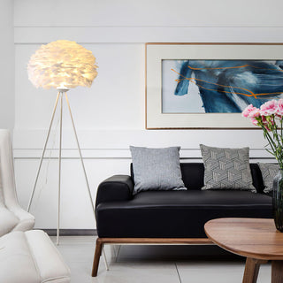 Ivthaar Lampadaire en Plume Organique