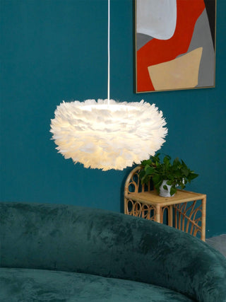 Goose Lampe suspendue à plumes