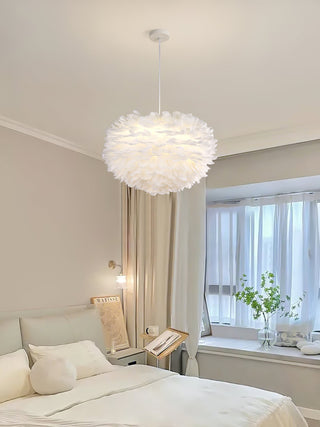 Goose Lampe suspendue à plumes