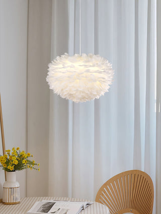 Goose Lampe suspendue à plumes