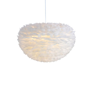 Goose Lampe suspendue à plumes