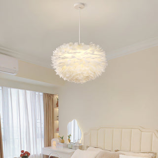 Goose Lampe suspendue à plumes