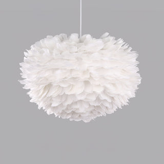 Goose Lampe suspendue à plumes