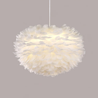 Goose Lampe suspendue à plumes