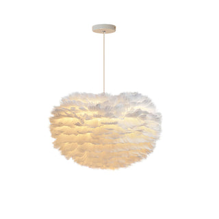 Goose Lampe suspendue à plumes