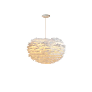 Goose Lampe suspendue à plumes