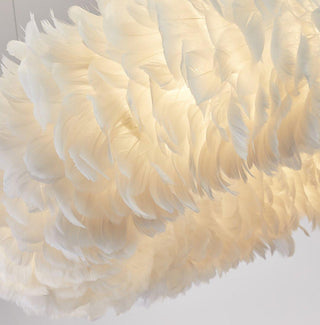 Goose Lampe suspendue à plumes