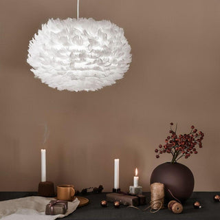 Goose Lampe suspendue à plumes