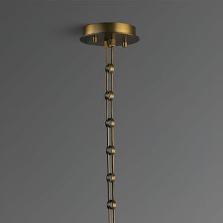 Zevira Suspension glamour en laiton et cristal
