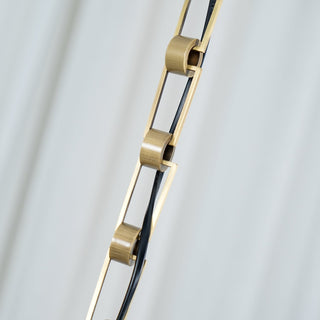 Zevira Suspension glamour en laiton et cristal