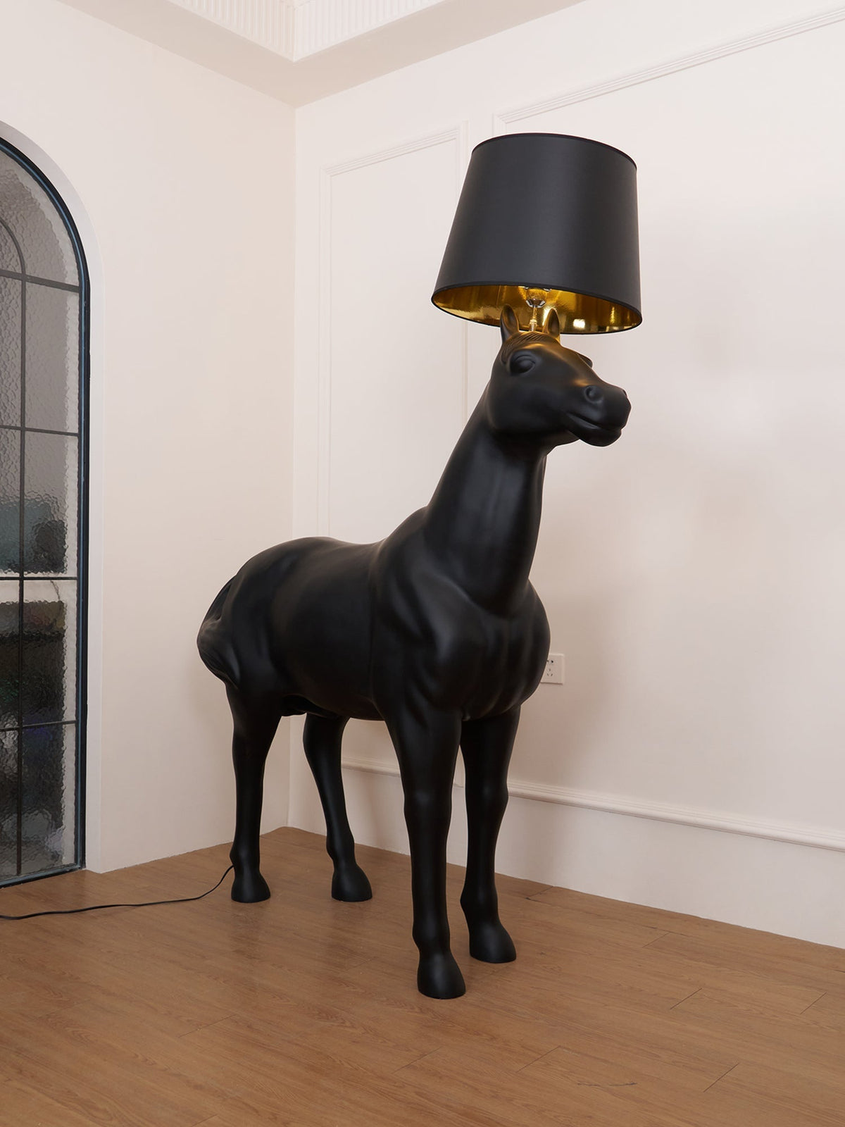 Miron Lampadaire en Plastique Et Tissu