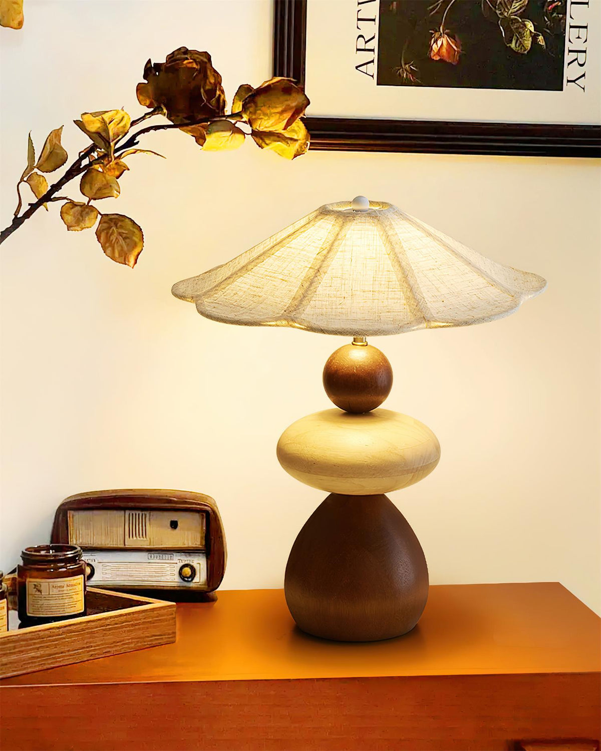 Elaariella Lampe de Table Solstice