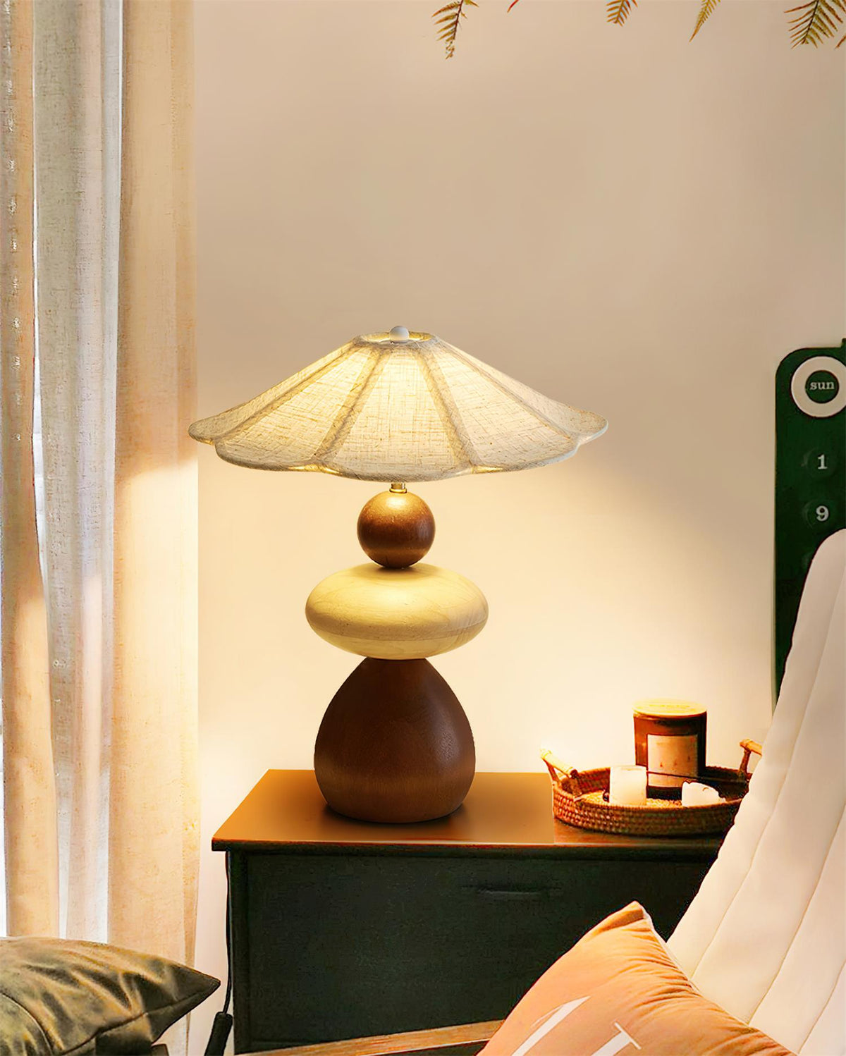 Elaariella Lampe de Table Solstice