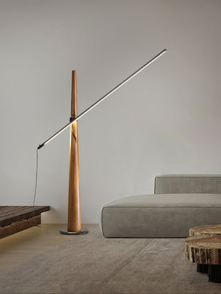 Lampadaire Ovelila Minimaliste en Bois